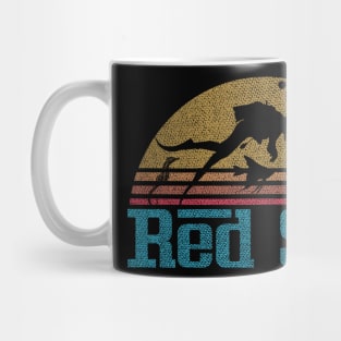 Red Sea  Sunset Scuba Diving Design Mug